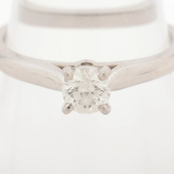 Cartier Solitaire 1895 Diamond Ring Platinum - Picture 5 of 7